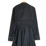 Midnight Blue LORIS Cotton Shirt Dress / SPORTMAX- Size M