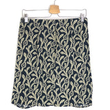 Midnight Blue OCEA Paisley Print Satin Mini Skirt / BA&SH - Size 2