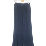 Midnight Blue Satinated Pants - One Size