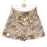 Military ILIANY Cotton-blend Belted Shorts / ISABEL MARANT - Size 38