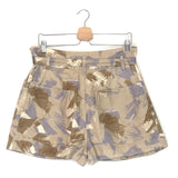 Military ILIANY Cotton-blend Belted Shorts / ISABEL MARANT - Size 38