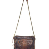 Moka Python Big CHARLY Shoulder Bag / CLARIS VIROT