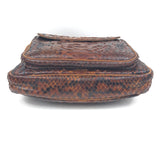 Moka Python Big CHARLY Shoulder Bag / CLARIS VIROT