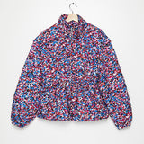 Multicolor Abstract Print Convertible Puffer Jacket - model DASTYNI / ISABEL MARANT ETOILE - Size 38