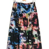 Multicolor ANTHIA Floral Tiered Cotton Midi Skirt / ULLA JOHNSON - Size US 4