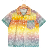 Multicolor Bandana Printed Short Sleeves Shirt / ARIZONA LOVE X LOVE STORIES - Size 1
