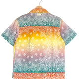Multicolor Bandana Printed Short Sleeves Shirt / ARIZONA LOVE X LOVE STORIES - Size 1