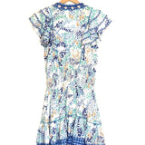 Multicolor CAMILA Floral Mini Dress / POUPETTE ST BARTH - Size S