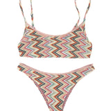 Multicolor Chevron Bikini Set / MISSONI MARE - Size 36