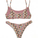 Multicolor Chevron Bikini Set / MISSONI MARE - Size 36