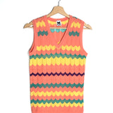 Multicolor Crochet-knit Sleeveless Top / MISSONI - Size 38