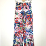 Multicolor Floral Printed Fluid Pants / MARGAUX LONNBERG- Size 34
