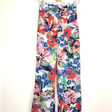 Multicolor Floral Printed Fluid Pants / MARGAUX LONNBERG- Size 34