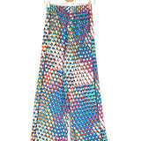 Multicolor Geometrical Print Flowy Pants / CECILE HOB - Size M