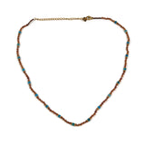 Multicolor Glass Beads Boho Necklace