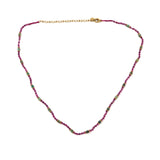 Multicolor Glass Beads Boho Necklace