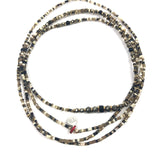 Multicolor Japanese Miyuki beads Necklace or 6-turn Bracelet / TETES BLONDES