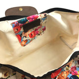 Multicolor Lantern and Orchid Prints Le Pliage Tote Bag / LONGCHAMP X MARY KARANTZOU
