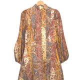 Multicolor  LUMINOSITY Printed Linen Mini Dress / ZIMMERMANN - Size 1