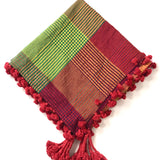 Multicolor Madras Print Scarf / ORIENT 499 - One Size