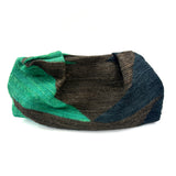 Multicolor Maxi Geometric-Weave Sisal Clutch Bag / SENSI STUDIO - One Size