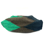 Multicolor Maxi Geometric-Weave Sisal Clutch Bag / SENSI STUDIO - One Size