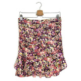 Multicolor MILENDI Paisley High Waist Ruched Mini Skirt / ISABEL MARANT - Size 40
