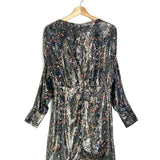 Multicolor MOSENY Printed Silk-blend Lamé Mini Dress / IRO - Size 36