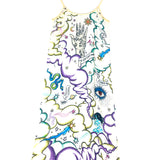 Multicolor OLIVIA ENLIGHTENMENT Camisole Dress / ME369 - Size XS