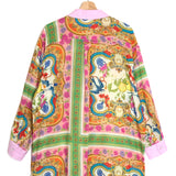 Multicolor Organic Cotton-blend Pattern Long Sleeves Dress / SPELL - Size S