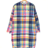 Multicolor Plaid Linen Shirt Dress / RALPH LAUREN - Size 2