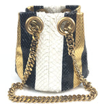 Multicolor Python Small Bucket Bag / DELPHINE DELAFON