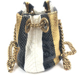 Multicolor Python Small Bucket Bag / DELPHINE DELAFON