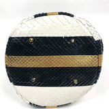 Multicolor Python Small Bucket Bag / DELPHINE DELAFON