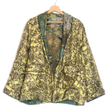 Multicolor Reversible Adam & Eve Printed Silk Kimono / BOKJA - Size S/M