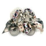Multicolor Silk Kaleidoscopic Thong / CHRISTIAN DIOR - Size 38