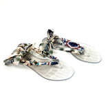 Multicolor Silk Kaleidoscopic Thong / CHRISTIAN DIOR - Size 38