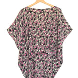 Multicolor Skull Printed Silk Mini Dress (+ belt) / CHARLOTTE SPARRE - Size S