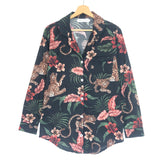 Multicolor Soleia Leopard Cotton Long Sleeves Shirt / DESMOND & DEMPSEY - Size M