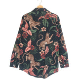 Multicolor Soleia Leopard Cotton Long Sleeves Shirt / DESMOND & DEMPSEY - Size M