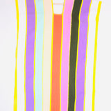 Multicolor Stripe Three Panel Midi Kaftan  No.545 / PIPPA HOLT - One Size