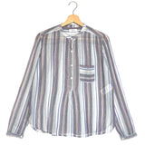 Multicolor Striped DIEGO Cotton Blouse / BA&SH - Size 0