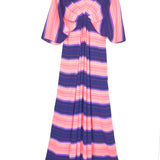 Multicolor Striped Kaftan Maxi Dress / ESSA - One Size