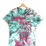 Multicolor Tie Dye Skull Short Sleeves Tee / AMIRI - Size 34