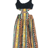 Multicolor TOTUMO Cotton Sleeveless Midi Dress / AGUA BY AGUA BENDITA - Size M