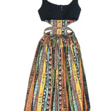 Multicolor TOTUMO Cotton Sleeveless Midi Dress / AGUA BY AGUA BENDITA - Size M
