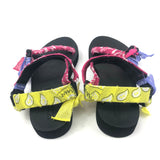 Multicolor TREKKY Bandana-print Sandals / ARIZONA LOVE - Size 40