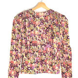 Multicolor ZARGA Paisley Printed Silk Stretch Blouse / ISABEL MARANT - Size 36