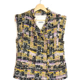 Multicolour DJIROY Wool-blend Tweed Sleeveless Vest / ISABEL MARANT ETOILE - Size 38