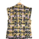 Multicolour DJIROY Wool-blend Tweed Sleeveless Vest / ISABEL MARANT ETOILE - Size 38
